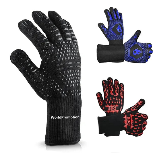 Heat Resistant BBQ Oven Gloves