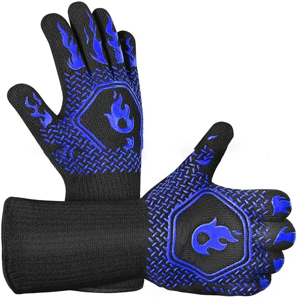 Heat Resistant BBQ Oven Gloves