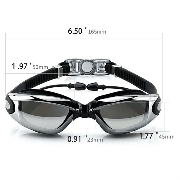 Adult Anti-Fog Swimming Goggles For Sports