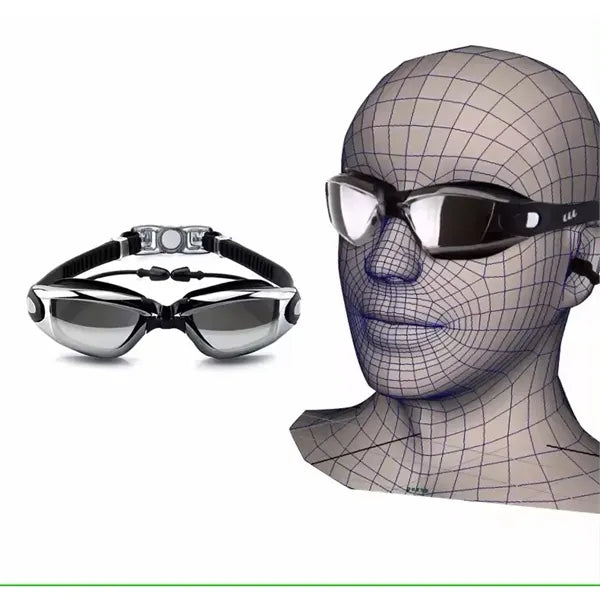 Summer Adult Swimming Goggles With Anti-Fog