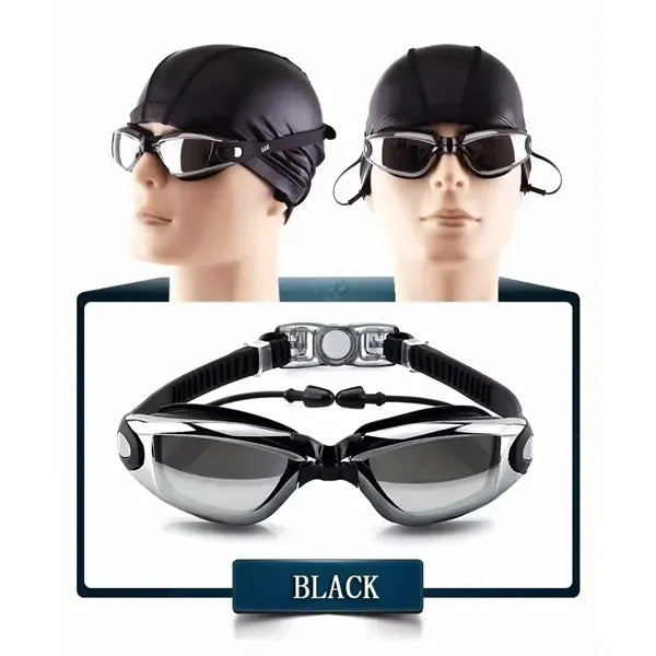 Summer Adult Swimming Goggles With Anti-Fog