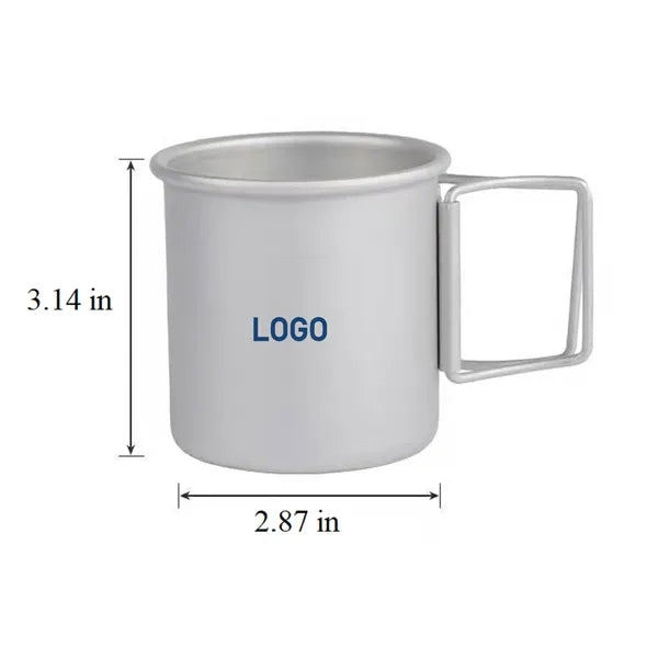 10 Oz Lightweight Cup & Food Canister With Foldable Handles