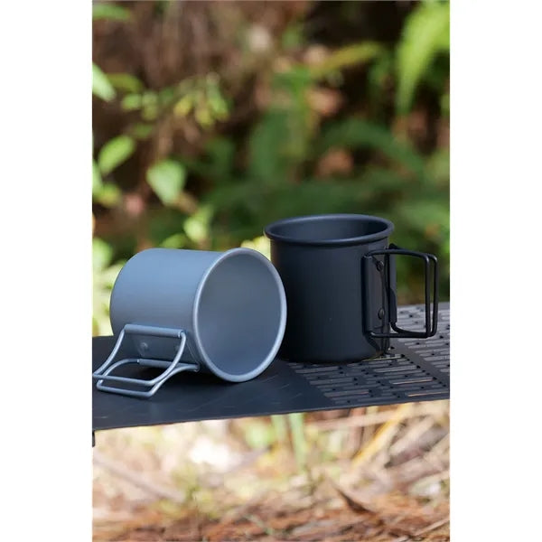 10 Oz Lightweight Cup & Food Canister With Foldable Handles