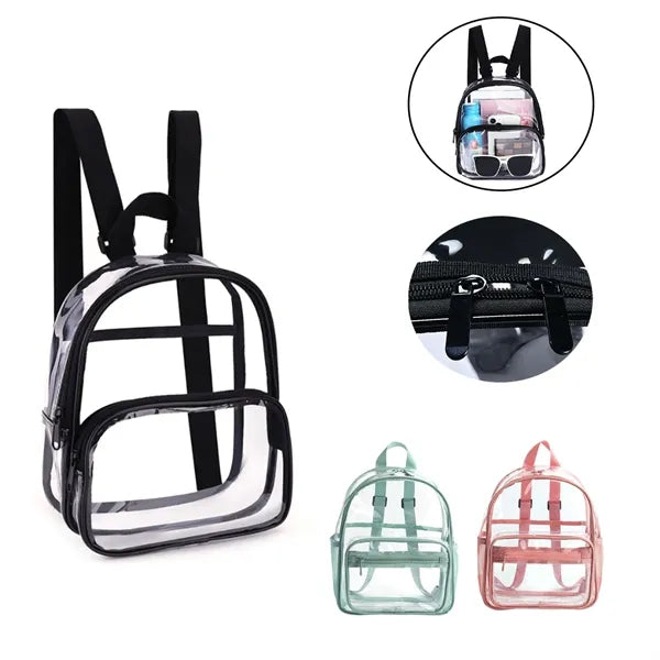 Mini Clear Pvc Waterproof Backpack