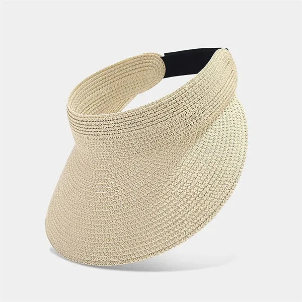 Sun Visor Straw Hat for Women
