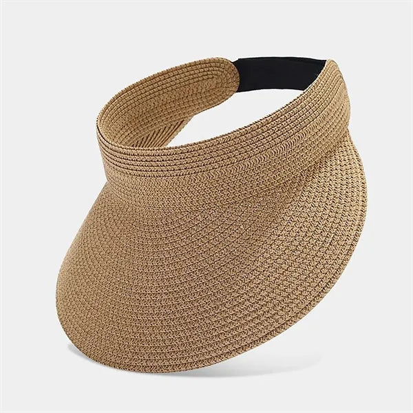Sun Visor Straw Hat for Women