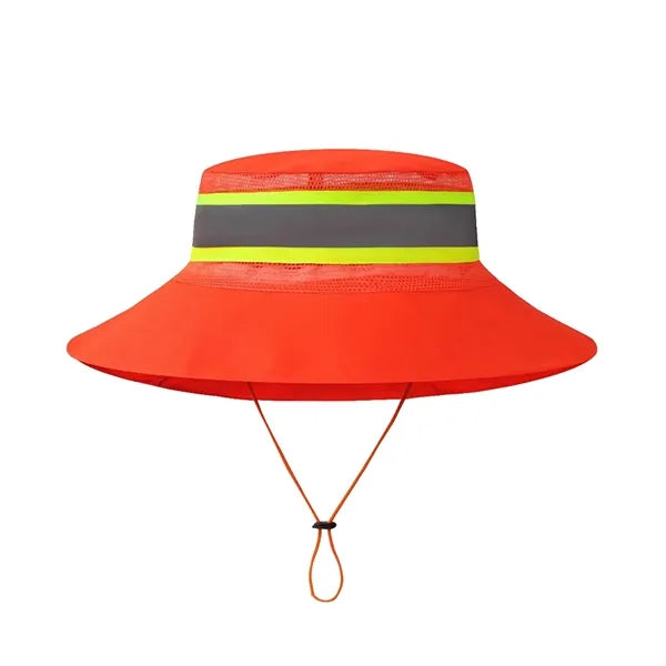 Bucket Hat with Reflective Strips
