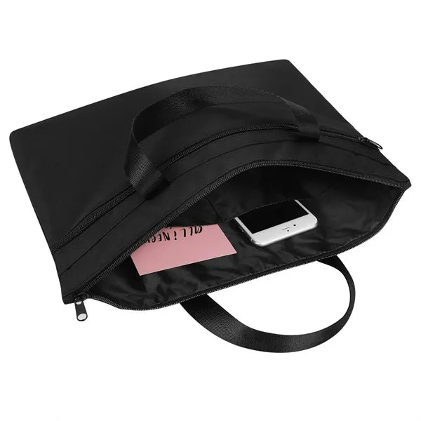 Portable Travel Compartments B4 Zipper File Bag Pouch For Of