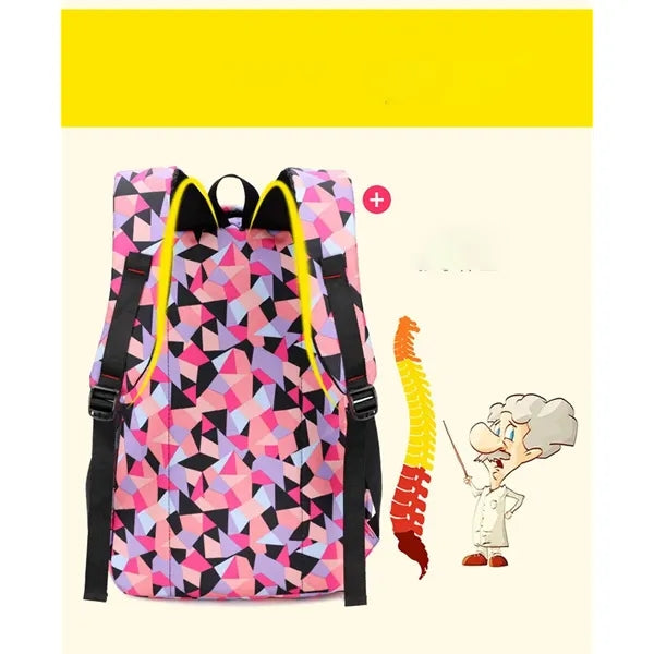 Backpack for Girls Middle-School Elementary Bookbags
