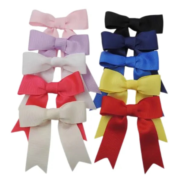 Red Grosgrain Handmade Ribbon Bows