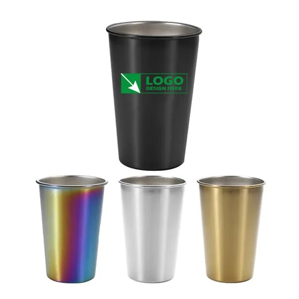 16-ounce stainless steel water bottle