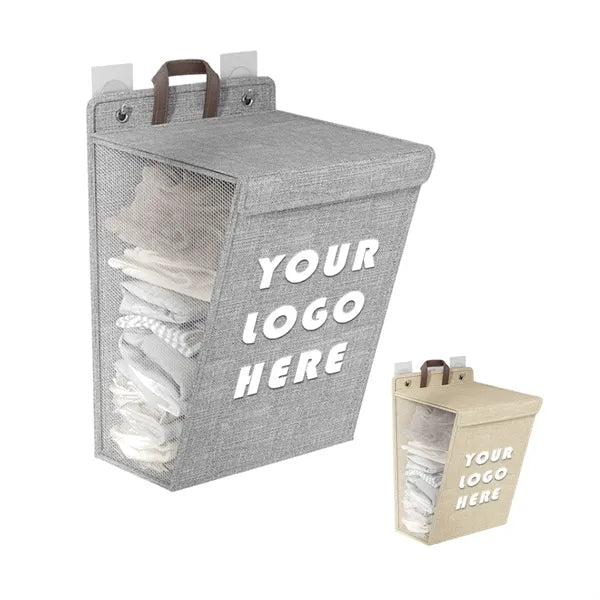 Foldable Wall-Mounted Snap-Open Laundry Storage Bag