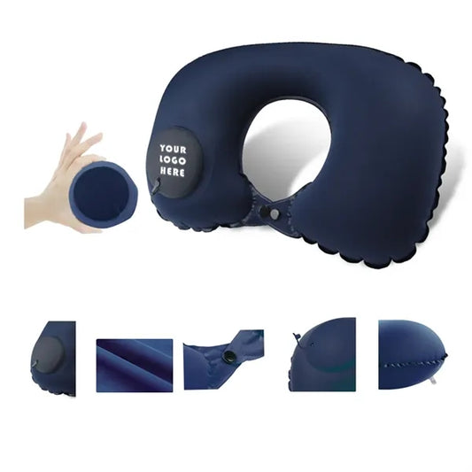 Automatic Inflatable Travel U-Shaped Neck Pillow