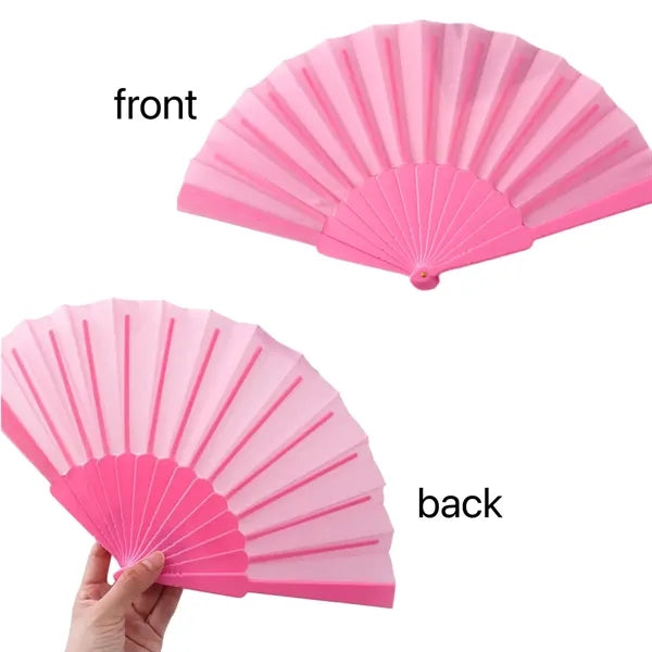 Plastic Advertising Folding Fan
