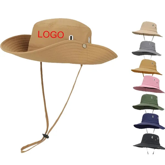 Faux Felt Cowboy Hat With Cords