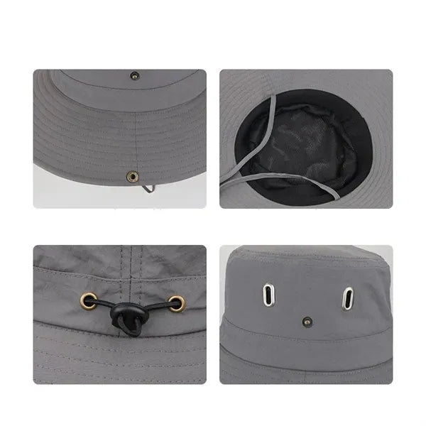 Faux Felt Cowboy Hat With Cords