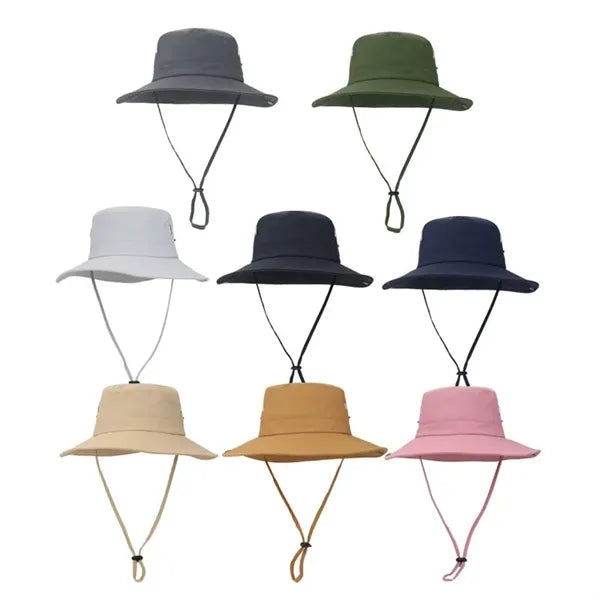 Faux Felt Cowboy Hat With Cords