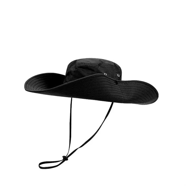Faux Felt Cowboy Hat With Cords