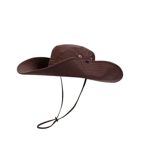 Faux Felt Cowboy Hat With Cords