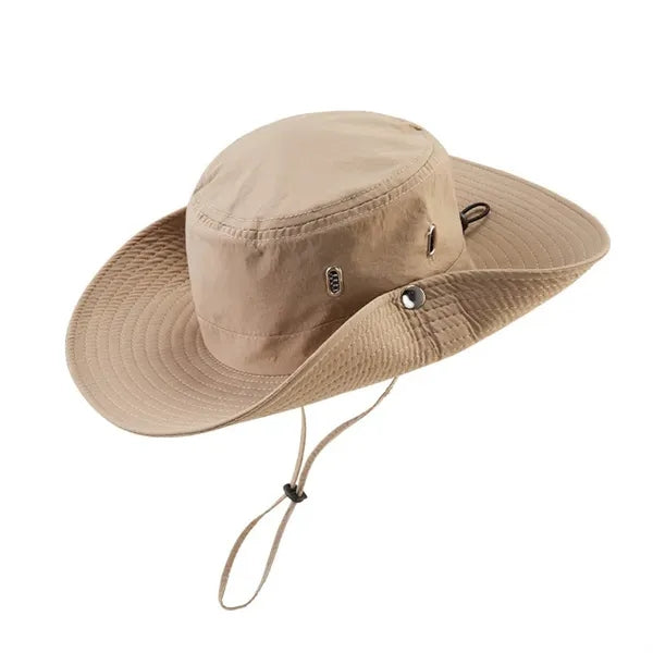 Faux Felt Cowboy Hat With Cords