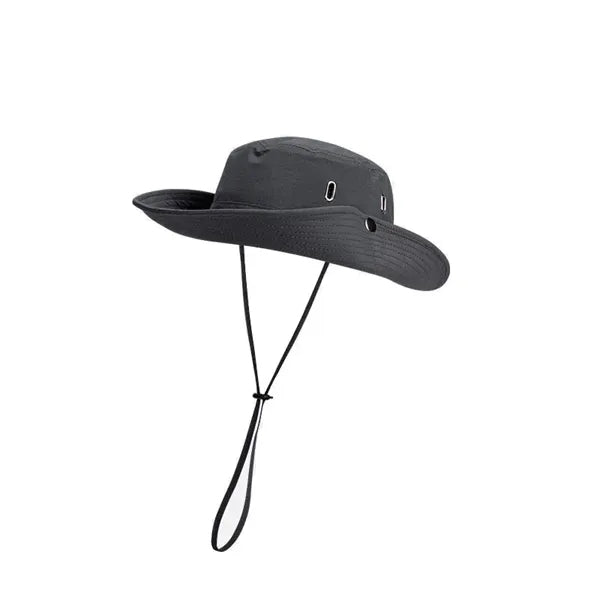 Faux Felt Cowboy Hat With Cords