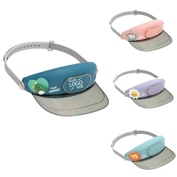 USB Sun Visor Hats With Fan
