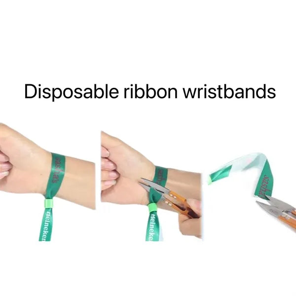 5/8" Full Color Event Wristbands w/ Locking Bead