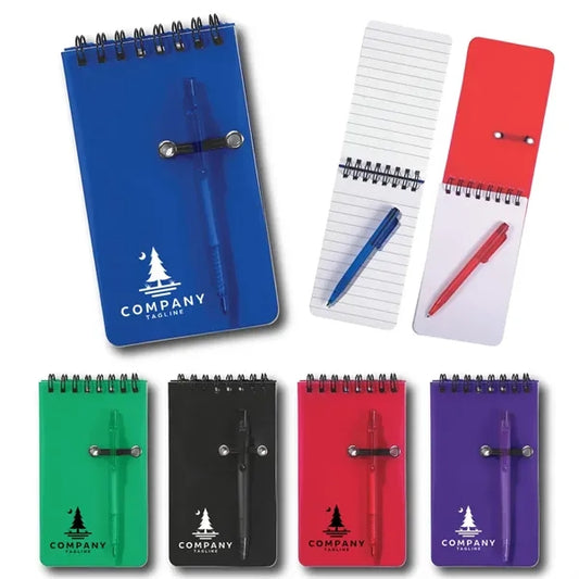 Spiral Journal Mini Notebook with Pen