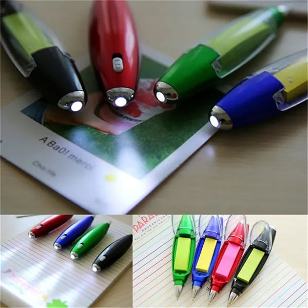 3 in 1 Flashlight Light-up Multifunction Ballpoint Pen