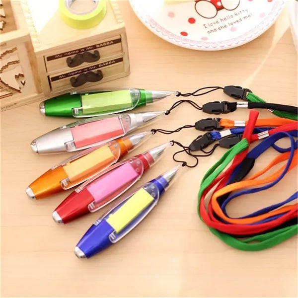 3 in 1 Flashlight Light-up Multifunction Ballpoint Pen