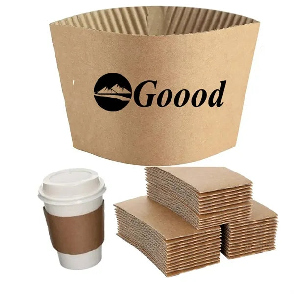 Kraft Paper Coffee Cup Sleeves