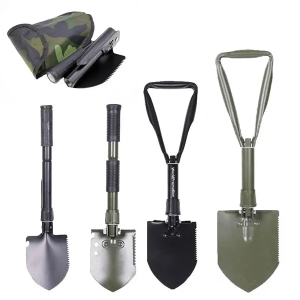 Tri-Folding Camping Shovel
