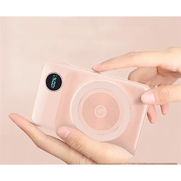 20000mAh built-in magnetic suction small wireless power bank