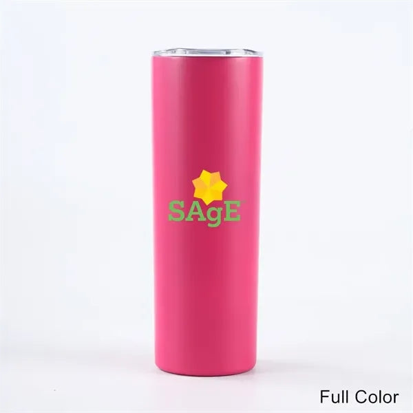 20 oz Stainless Steel Skinny Sublimation Tumbler with Lid