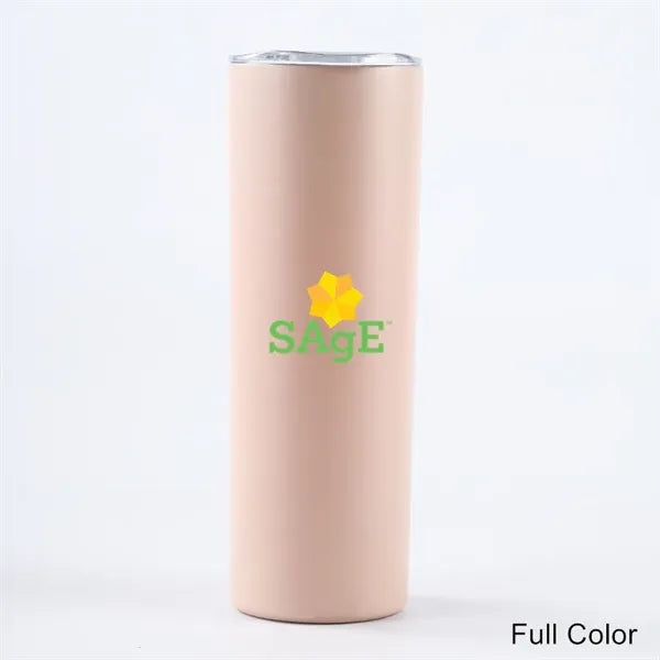 20 oz Stainless Steel Skinny Sublimation Tumbler with Lid