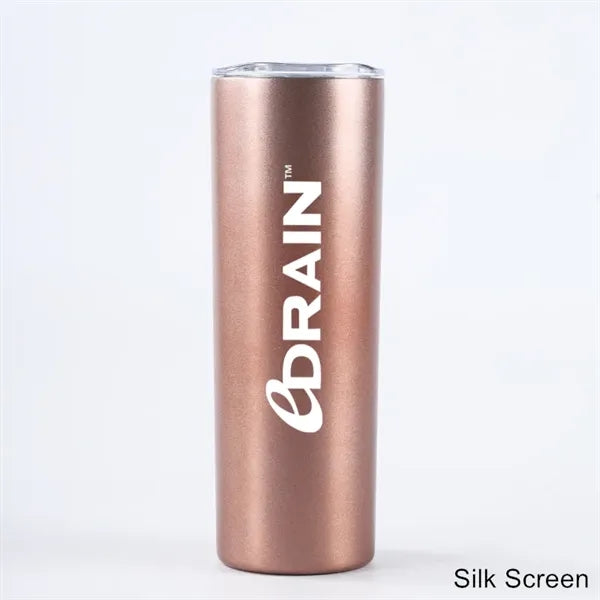 20 oz Stainless Steel Skinny Sublimation Tumbler with Lid