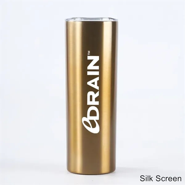 20 oz Stainless Steel Skinny Sublimation Tumbler with Lid