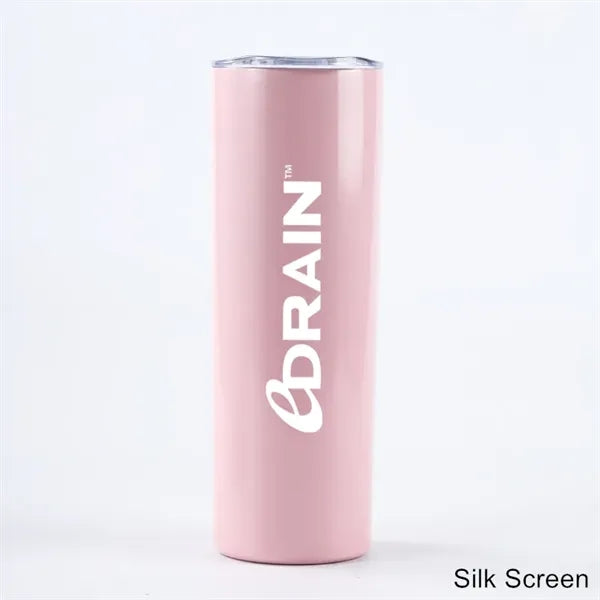 20 oz Stainless Steel Skinny Sublimation Tumbler with Lid