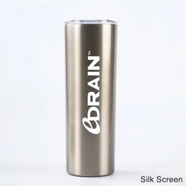 20 oz Stainless Steel Skinny Sublimation Tumbler with Lid
