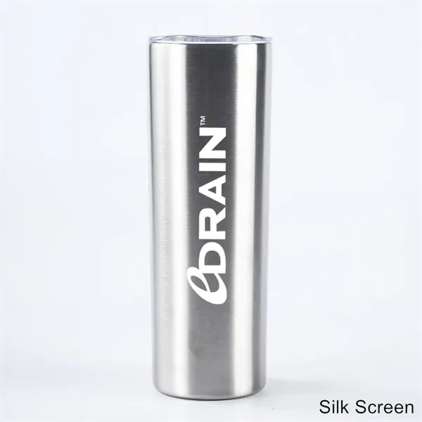 20 oz Stainless Steel Skinny Sublimation Tumbler with Lid