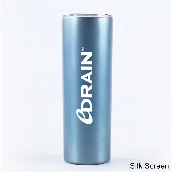 20 oz Stainless Steel Skinny Sublimation Tumbler with Lid
