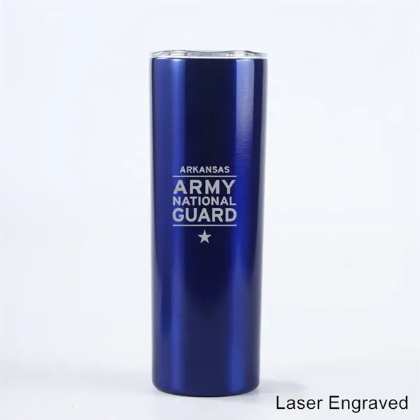 20 oz Stainless Steel Skinny Sublimation Tumbler with Lid