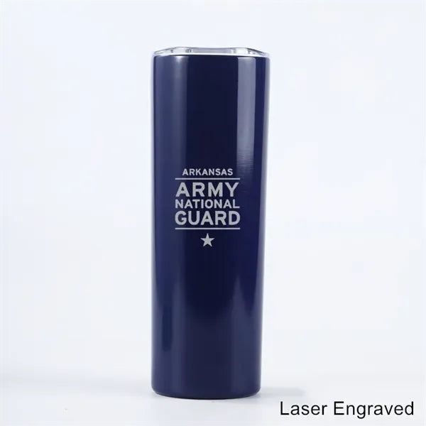 20 oz Stainless Steel Skinny Sublimation Tumbler with Lid