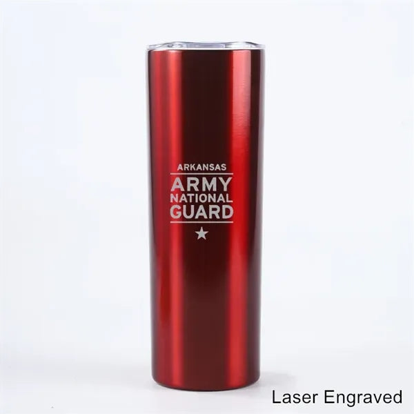20 oz Stainless Steel Skinny Sublimation Tumbler with Lid