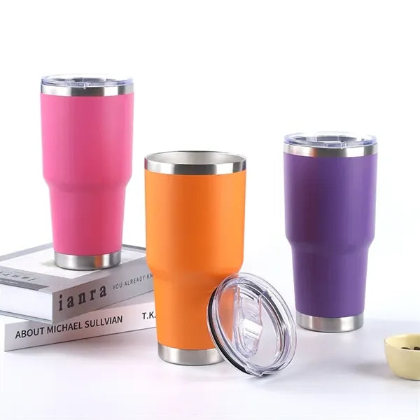 30 oz Stainless Steel Insulated Coffee Tumbler with Lid
