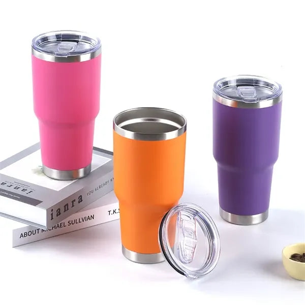 30 oz Stainless Steel Insulated Coffee Tumbler with Lid