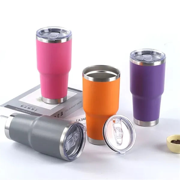30 oz Stainless Steel Insulated Coffee Tumbler with Lid