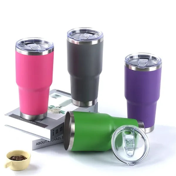 30 oz Stainless Steel Insulated Coffee Tumbler with Lid