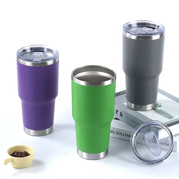 30 oz Stainless Steel Insulated Coffee Tumbler with Lid