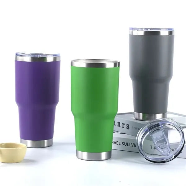 30 oz Stainless Steel Insulated Coffee Tumbler with Lid